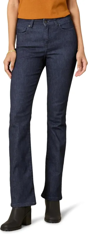 Amazon Essentials Women's Mid-Rise Stretchy Slim Bootcut Jean