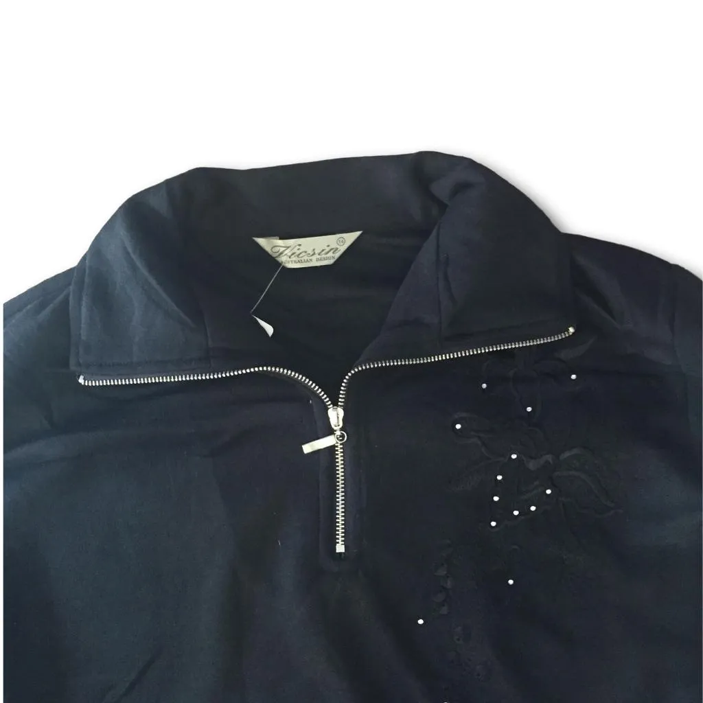 Black Tracksuit Top