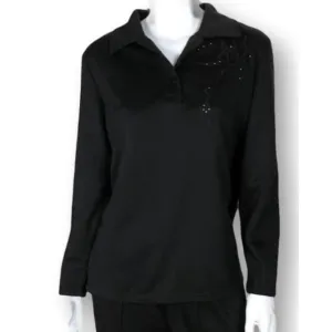 Black Tracksuit Top