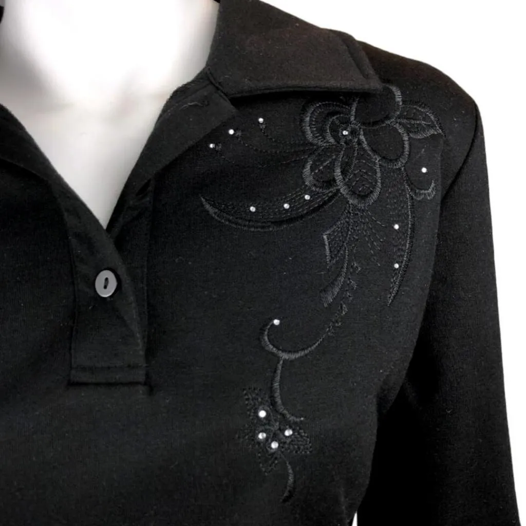 Black Tracksuit Top