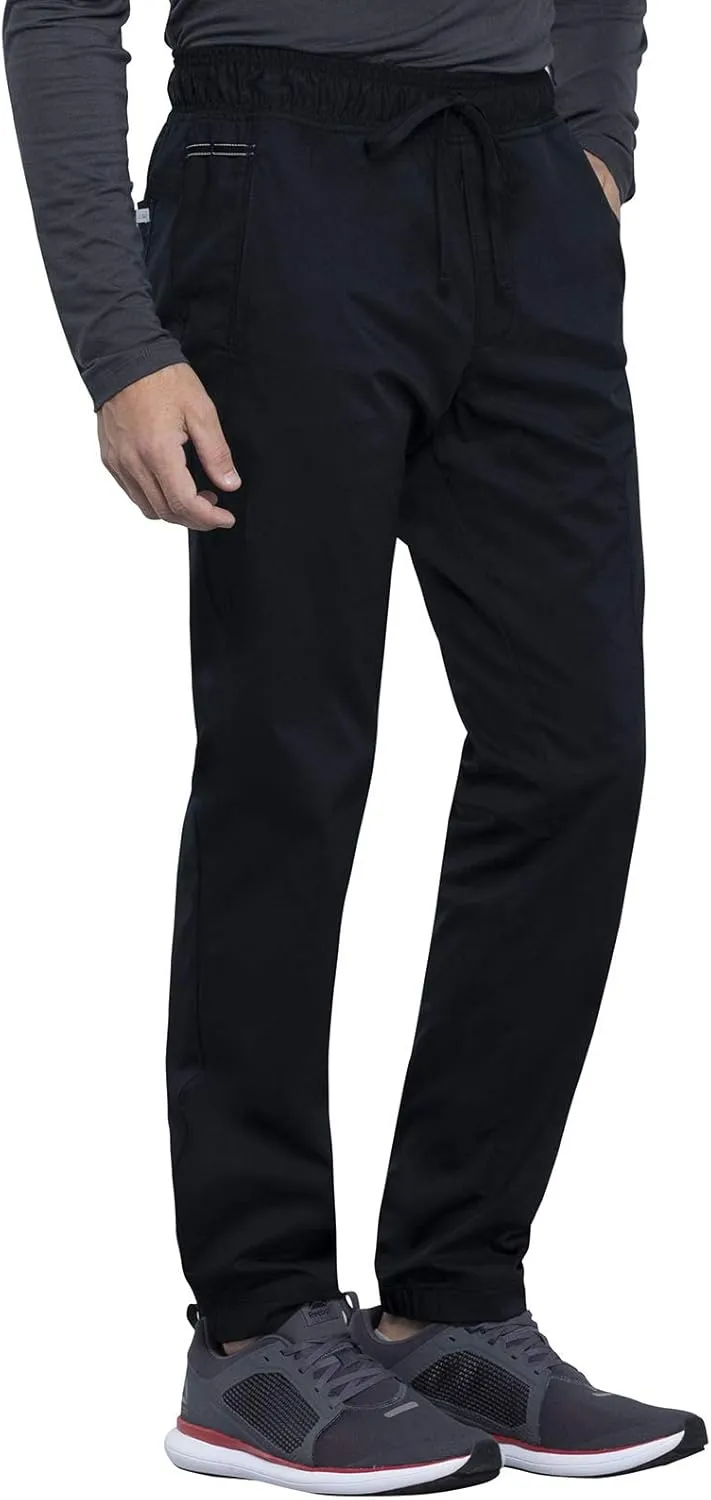 Cherokee Men Scrubs Pant Natural Rise Jogger with Zip Cargo Pocket WW012