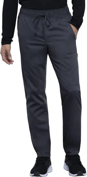 Cherokee Men Scrubs Pant Natural Rise Jogger with Zip Cargo Pocket WW012