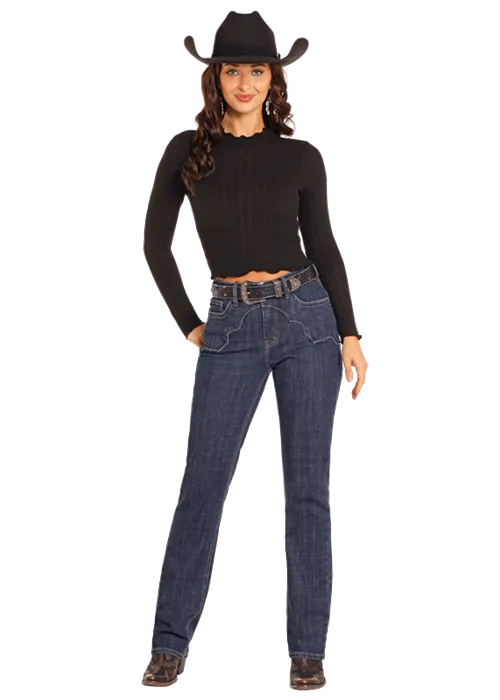 Cowgal Yoke Front Women's Bootcut