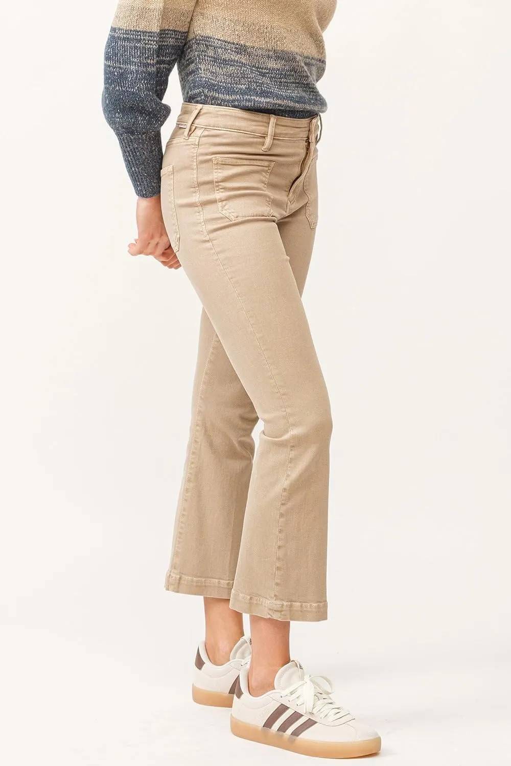 DEAR JOHN Jeanne Flare Women's Jeans Mid Rise Mid-Waisted