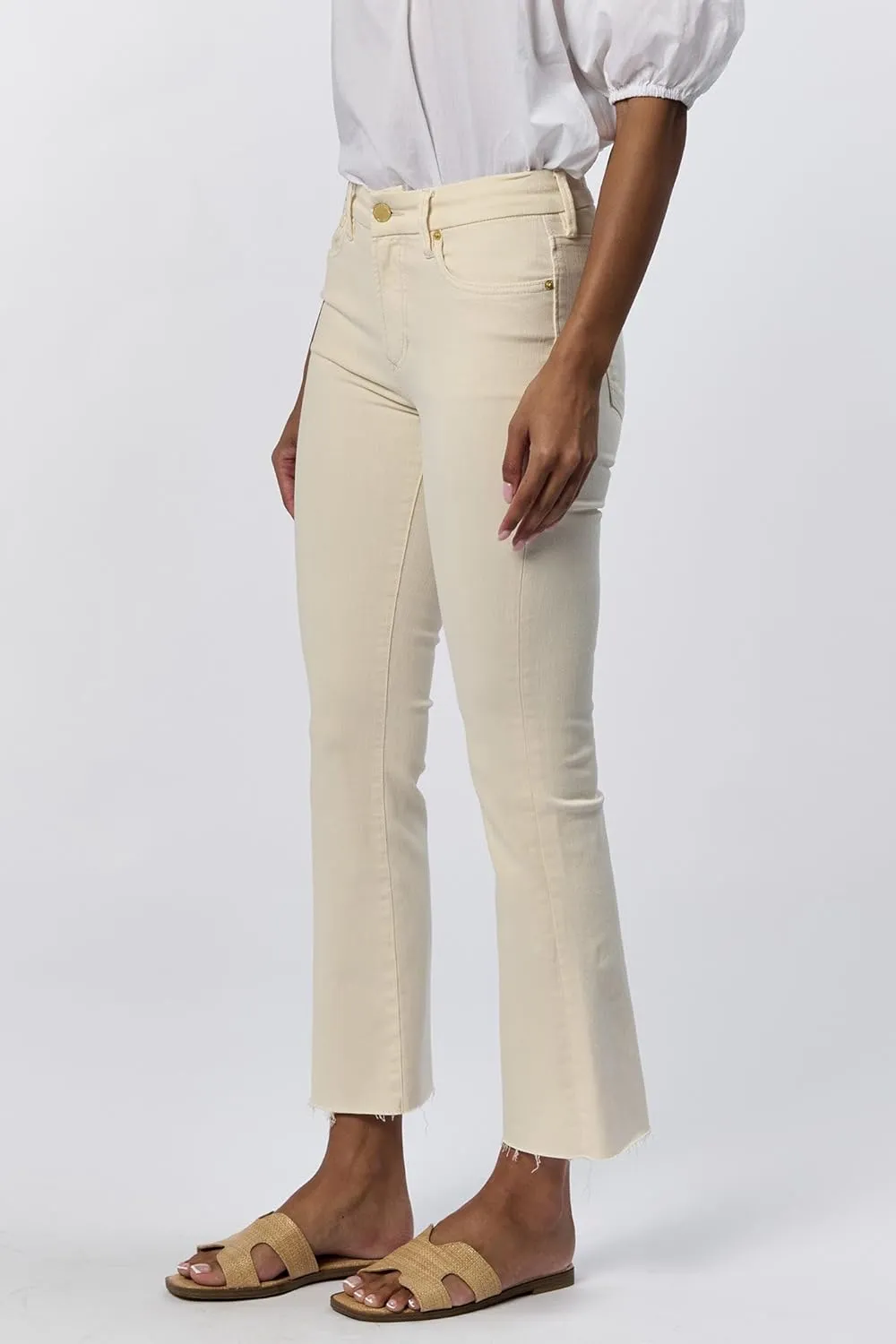DEAR JOHN Jeanne Flare Women's Jeans Mid Rise Mid-Waisted