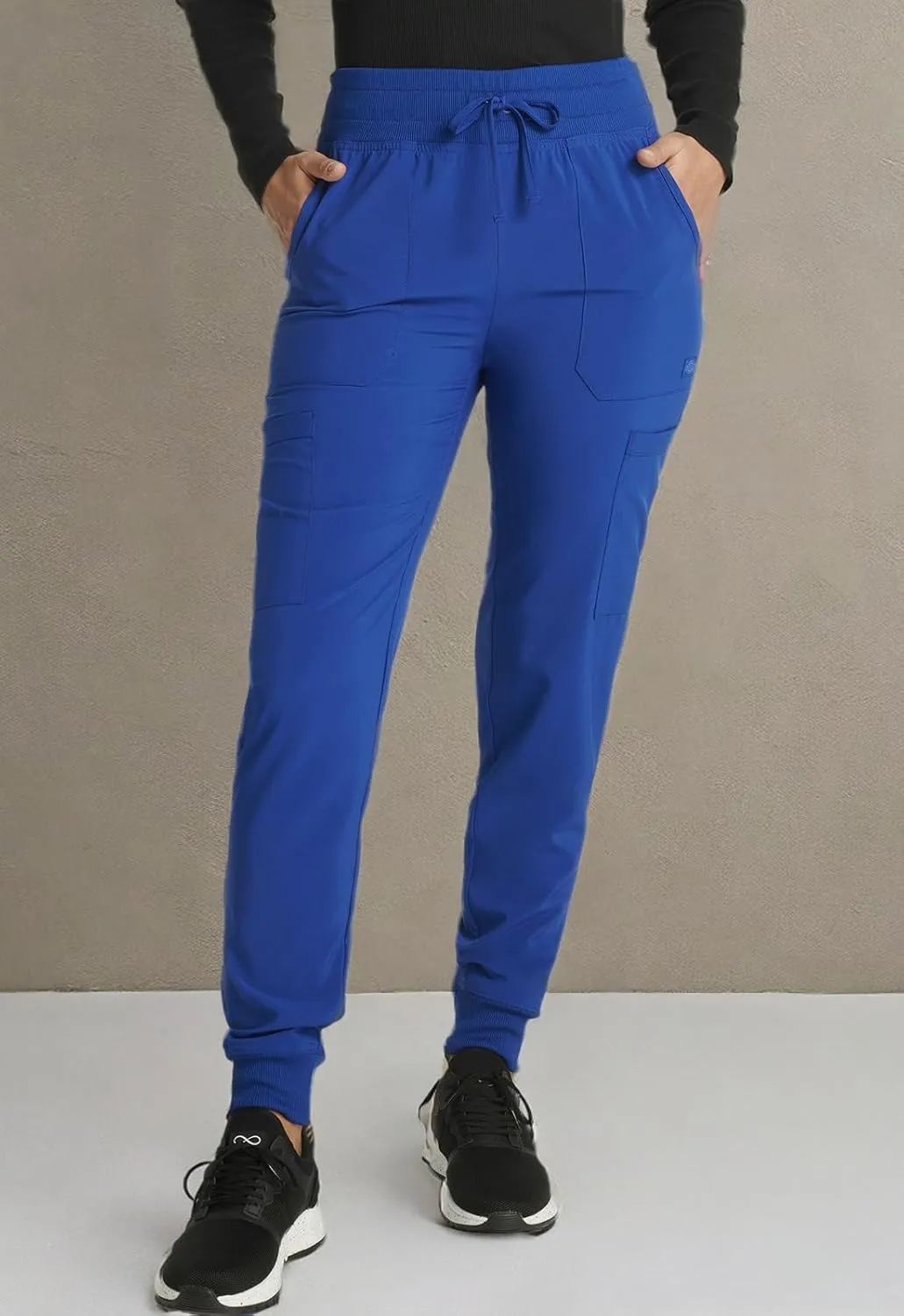 EDS Essentials Jogger Scrubs for Women, Drawstring Scrub Pants DK065