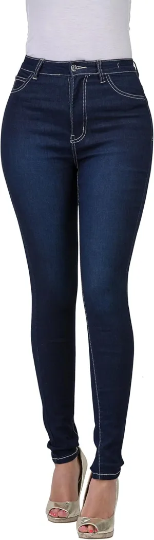 High Waisted-Rise Colored Stretch Skinny Destroyed Ripped Distressed Jeans for Women Olive Mustard RED