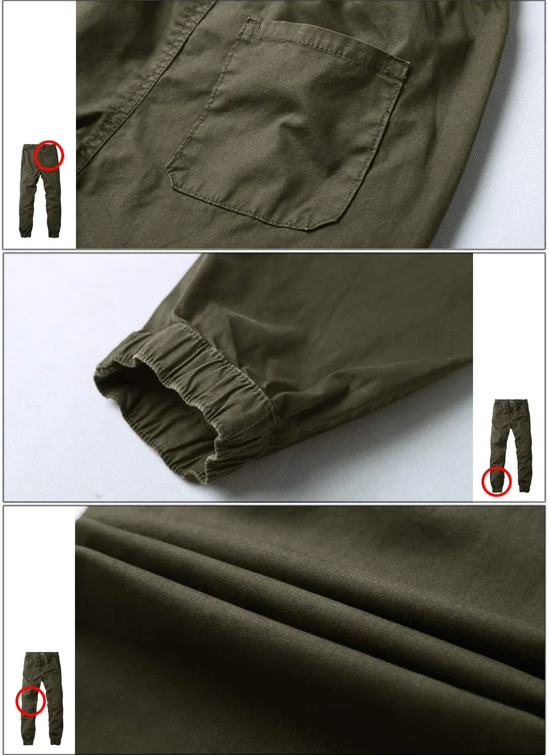 Match Men's Chino Jogger Pants