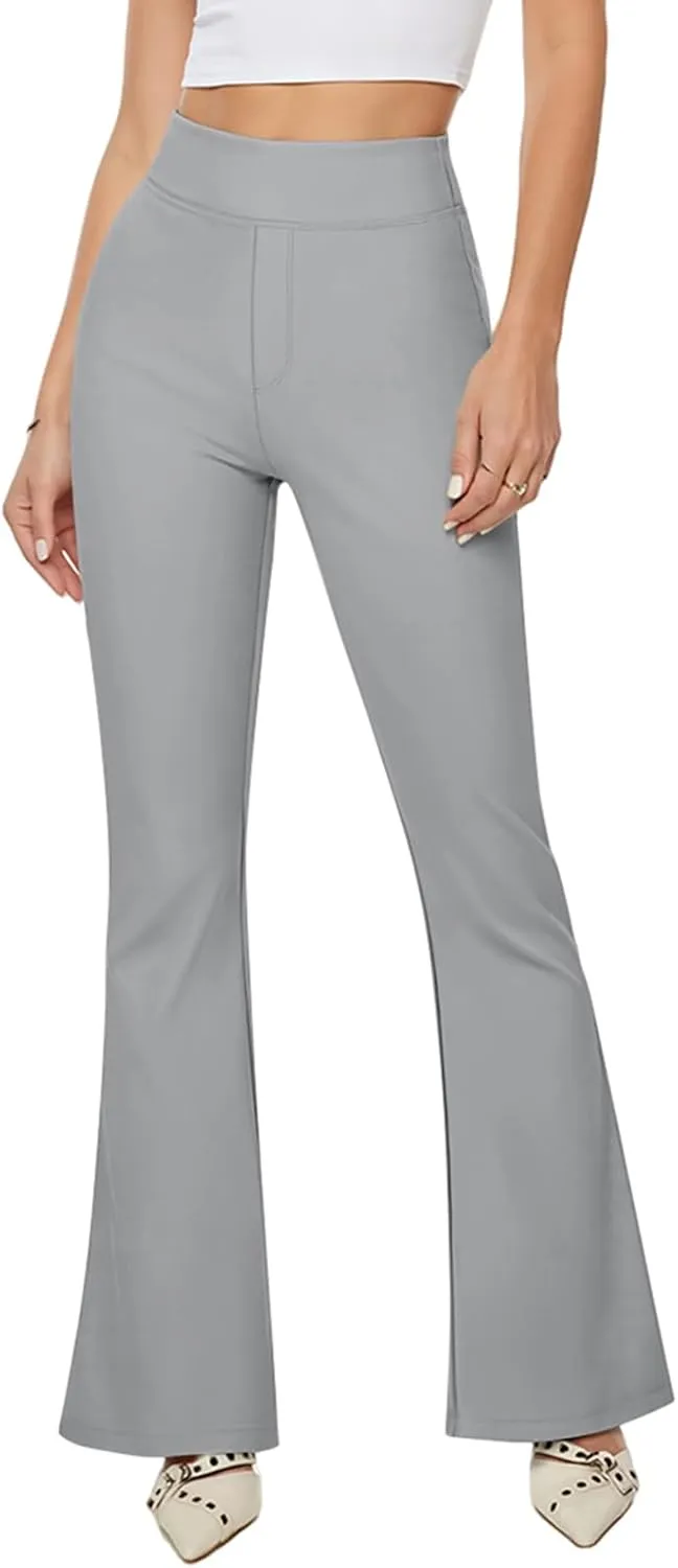 NIMIN Womens Dress Work Pants High Waisted Flare Casual Slacks Stretchy Boot Cut Yoga Trousers with Pockets 2025