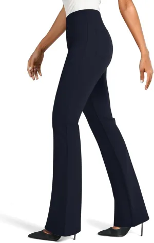 NIMIN Womens Dress Work Pants High Waisted Flare Casual Slacks Stretchy Boot Cut Yoga Trousers with Pockets 2025