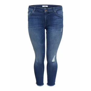 Only Carmakoma Distressed Skinny Jeans
