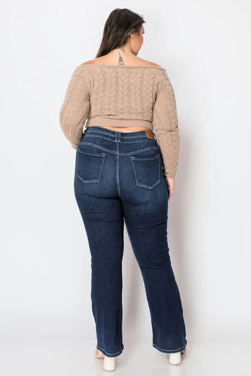 Plus Corset Julia High Rise Bootcut Jeans