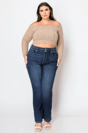 Plus Corset Julia High Rise Bootcut Jeans