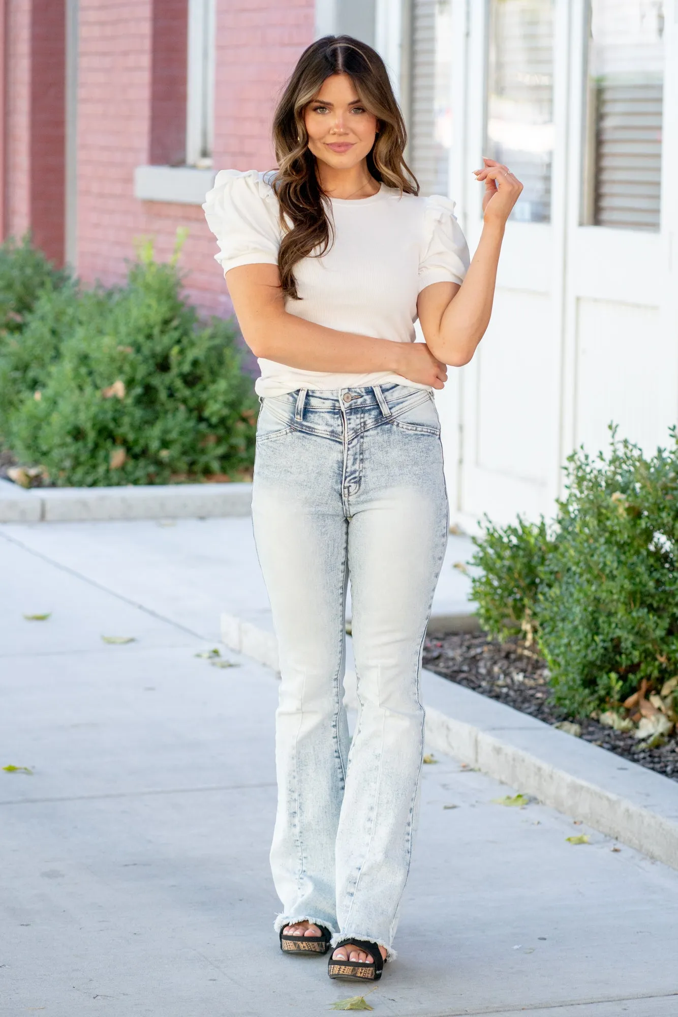 Plus Size Ashton High Rise Flare