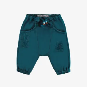 Souris Mini - Wide Fit Stretch Denim Twill Pants - Blue