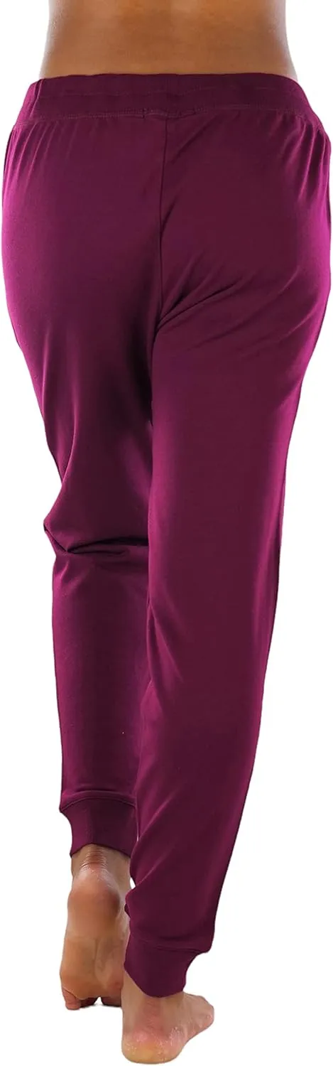 ToBeInStyle Women's Solid Print French Terry Jogger Pants
