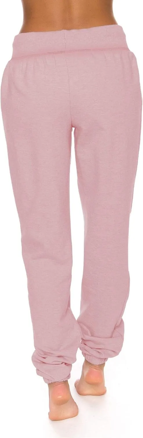 U.S. Polo Assn. Womens Sweatpants - Women Joggers Sweats with Logo Print - French Terry Poly-Cotton