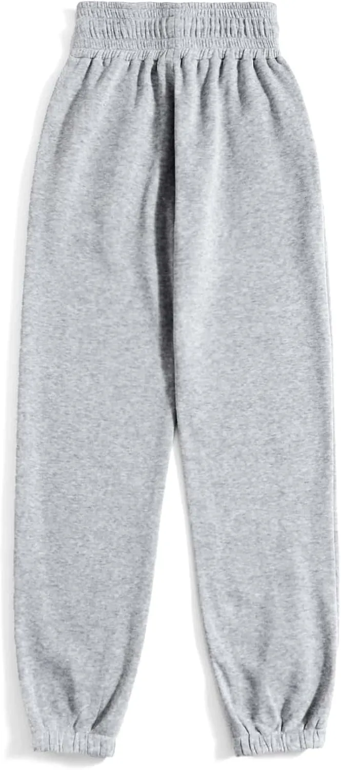 WDIRARA Women's Drawstring Elastic Waist Exercise Sweatpants Trousers Jogger Pants