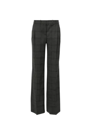 Wide Leg Tailored Trousers
