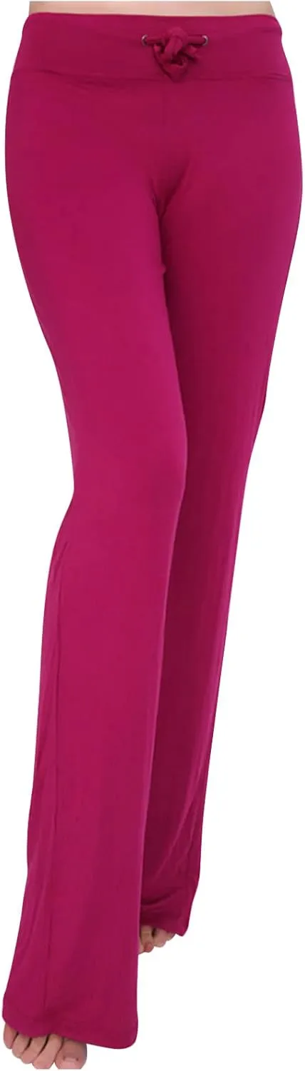 Wide Leg Yoga Pants for Women High Waisted Bootcut Leggings Comfy Flare Lounge Pants Casual Loose Yoga Leggings