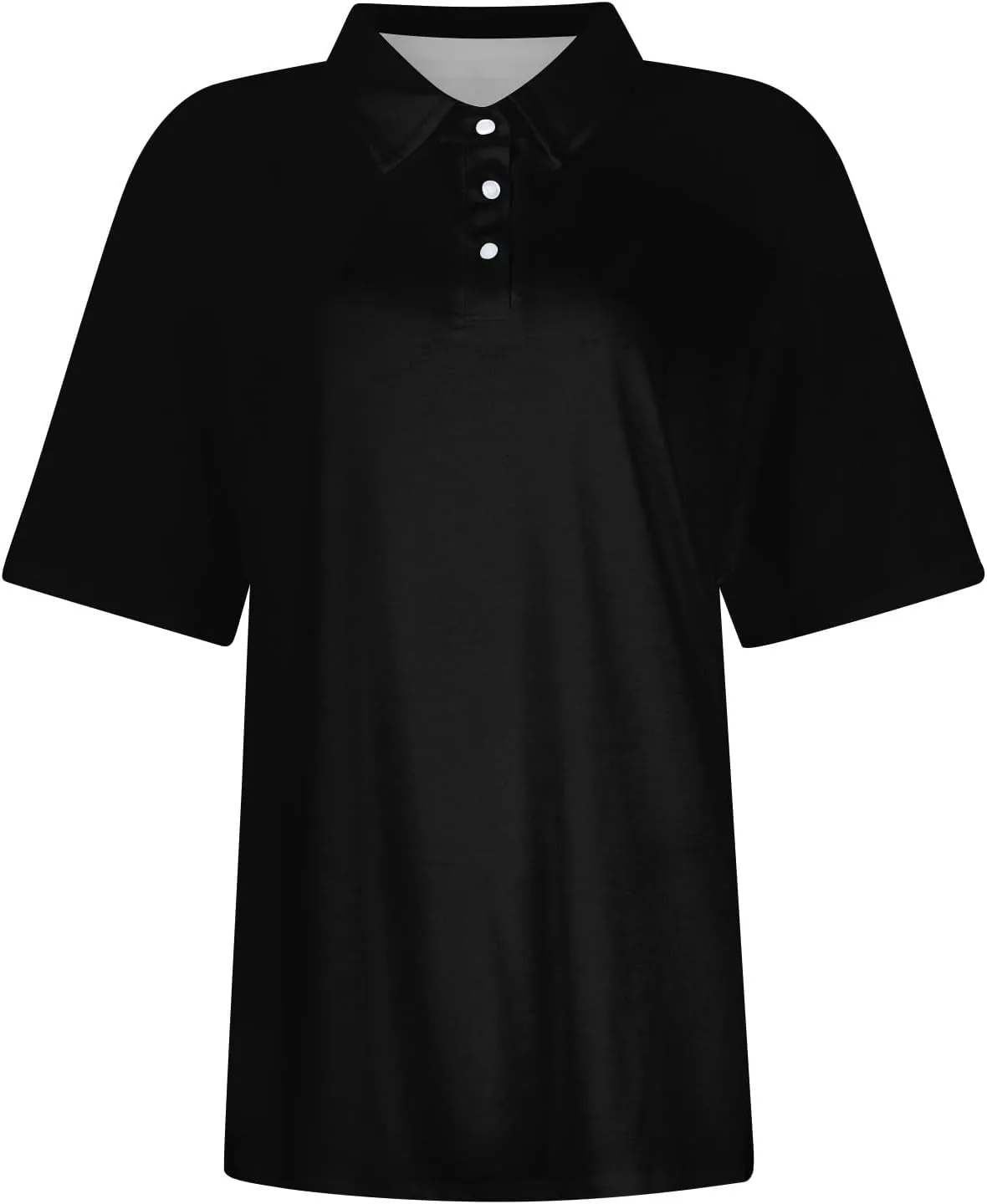 Womens Golf Shirt Polo Shirts for Women Short Sleeve Button Lapel Collared Summer Tops Casual Work Basic Tees